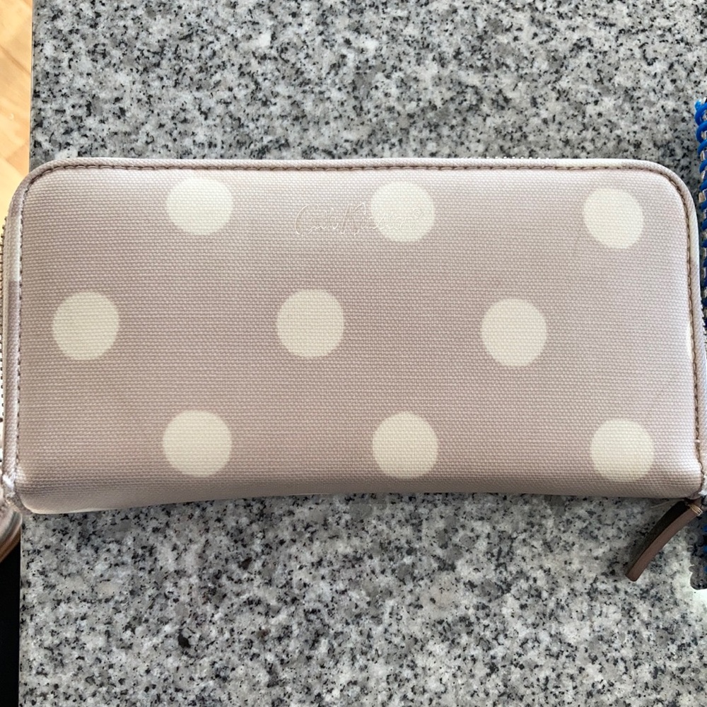 Cath Kidston Button Spot Zippered Wallet